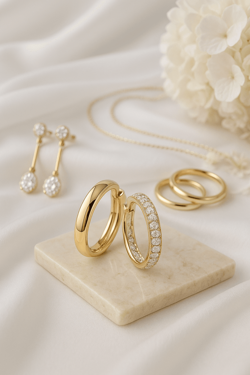 Classic Hoop Earrings 18K