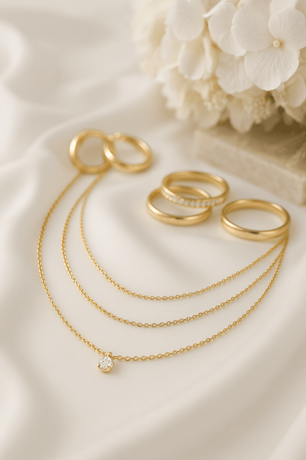Layered Gold Chain Necklace