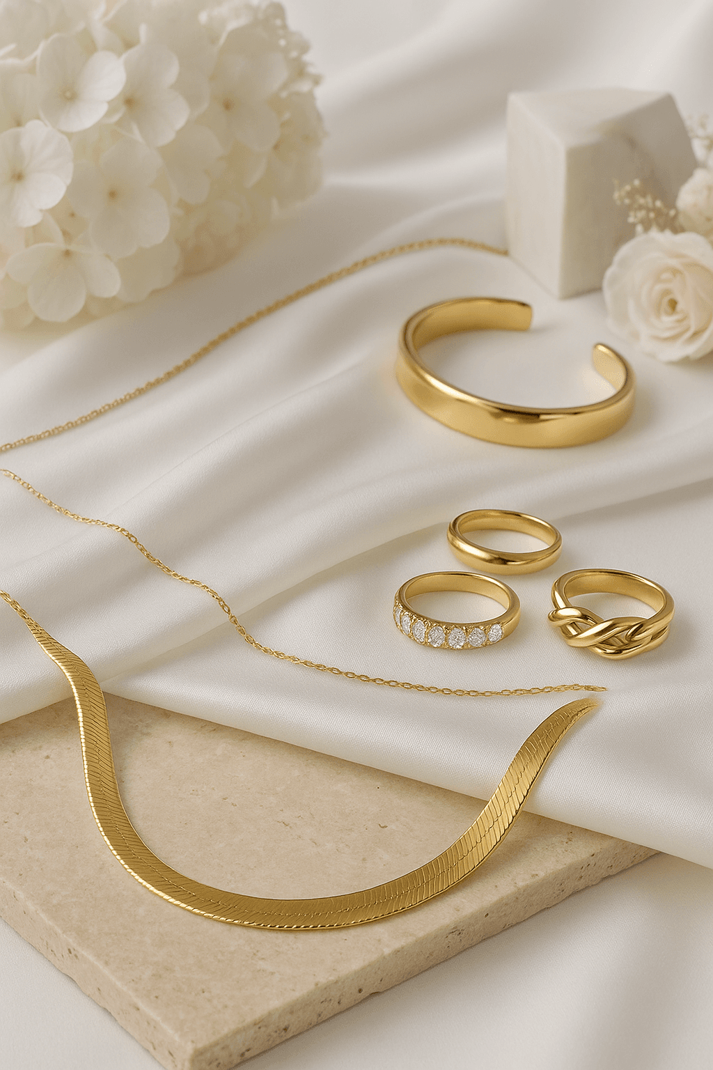 22K Gold Rope Necklace